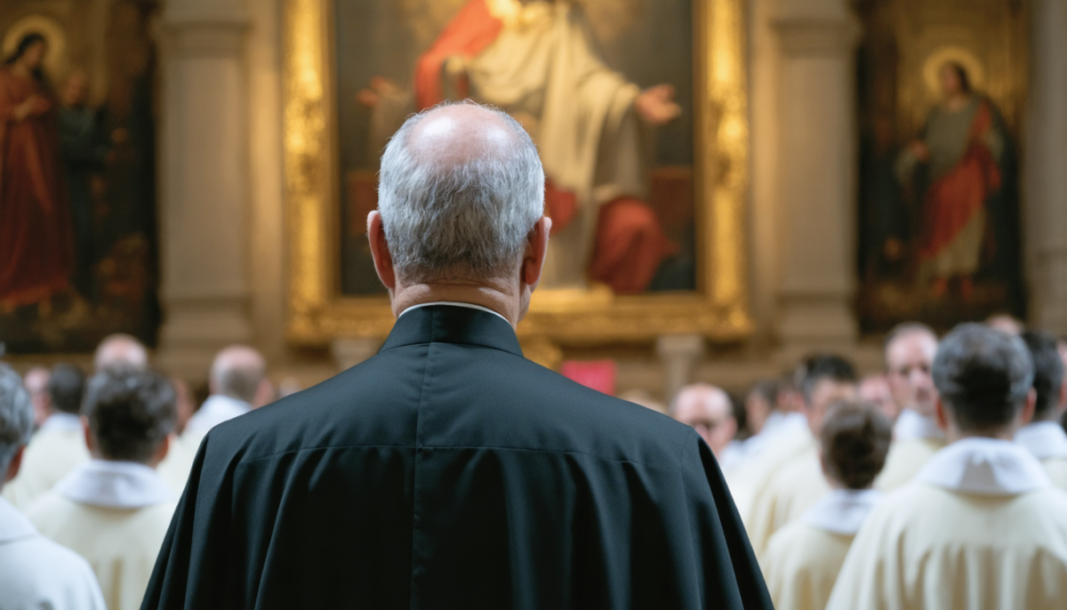 découvrez la signification profonde de la chasuble noire et son rôle essentiel dans les célébrations liturgiques, un symbole de deuil et de recueillement dans la tradition chrétienne.