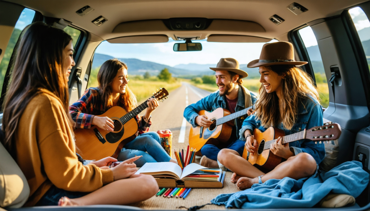 découvrez des façons originales et amusantes de passer le temps lors d'un long road-trip en van pour rendre chaque instant inoubliable.