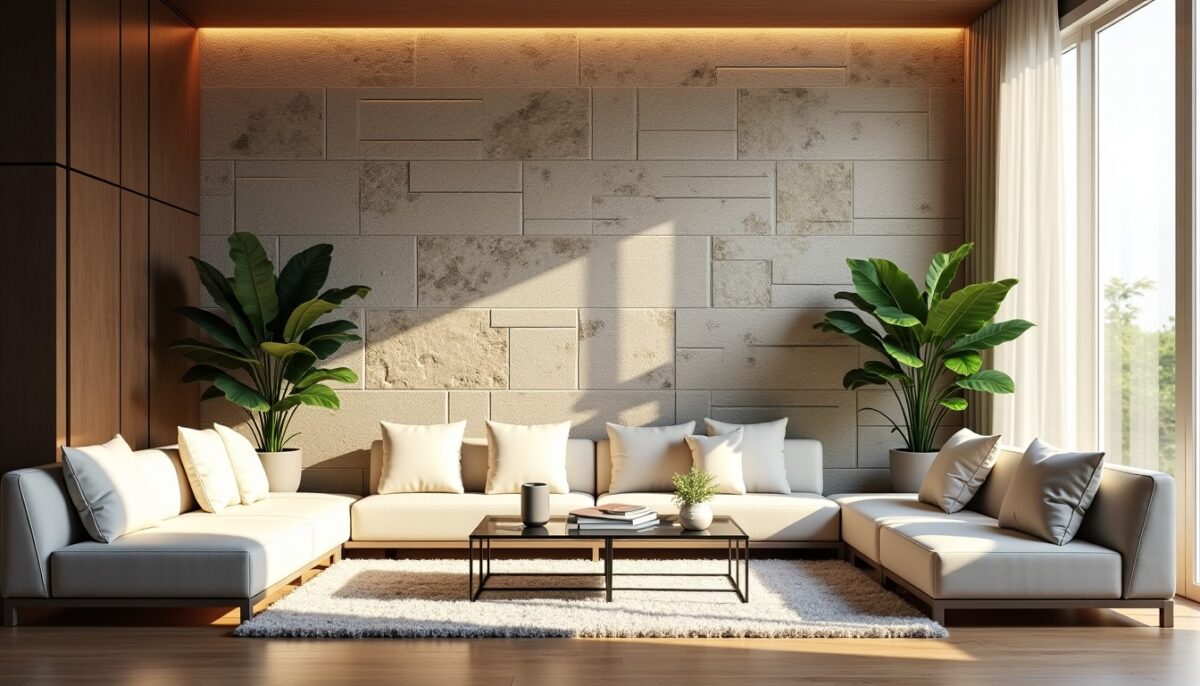 Transformez votre mur en un chef-d'œuvre naturel grâce à la feuille de pierre : rénovation simple et esthétique